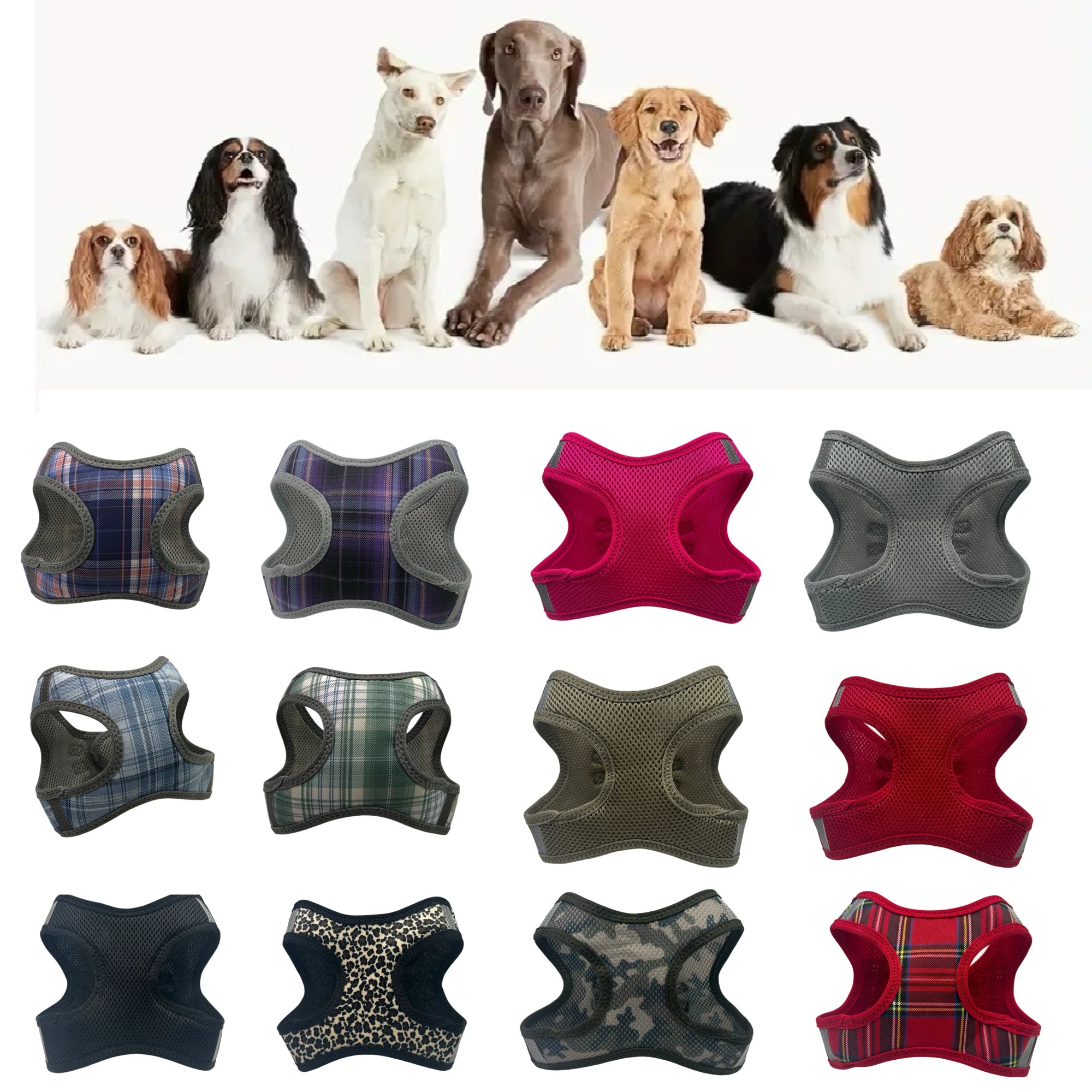 Customizable Small Items Tactical Dog Harness Advanced Waterproof Dog Harness No Pull No Pull Dog Harness