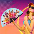 Wholesale Big Size Clack Kung Fu Rave Hand Fans