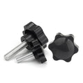 M3 M4 M5 M6 M8 M10 Star Decorative Handle Tighten Thumb Screw With Plastic Head
