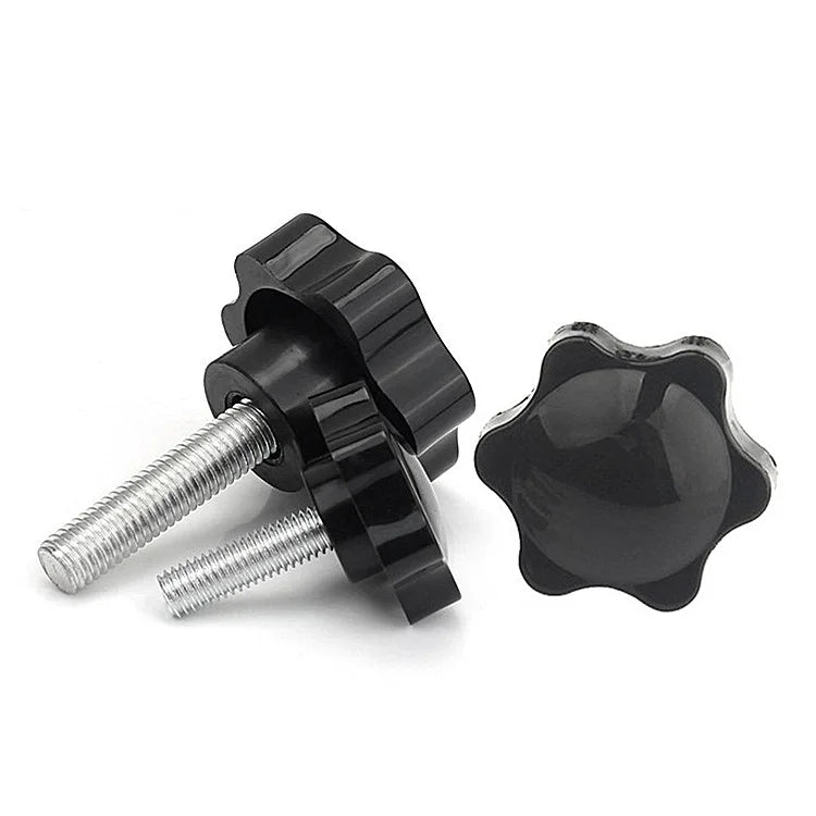 M3 M4 M5 M6 M8 M10 Star Decorative Handle Tighten Thumb Screw With Plastic Head