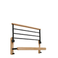 Punching Toilet Shower Rack Wall Mounted Paper Towel Rack Towel Bar Set Thickened Space Wooden Towel Rack
