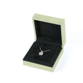 Wholesale Classical Velvet Custom Jewellery Box Packaging Pendant Ring Bracelet Jewelry Green Set Box