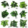 SF Green Leaves Hot Sale Green Plants Potted Decoration Accessories Hotel Home Decoration Green Plants Outdoor Wall Soft Plant