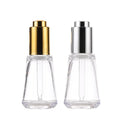 Manufacturers Supply 30ml Pump Essencncial Oil Perfume Liquid Transparent Dropper Bottle