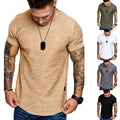Multicolor Quick Dry Short Sleeve T Shirt Gym Jerseys Fitness Shirt Trainer Running T-Shirt Men's Breathable Sportswear