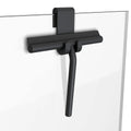 Handled Silicone Squeegee with Steel Rubber Wiper Glass Includes Hook for Cleaning Bathroom Windows Floors Shower Doors