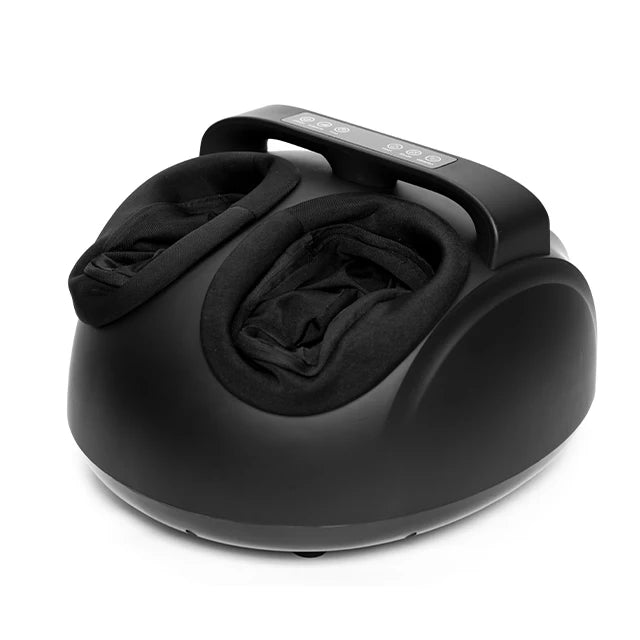 Heating Kneading Scrapping Roller Foot Massager Machine with 5 Modes 9 Intensity Levels 3 Vibrating Levels and Deep Muscle