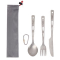 Titanium Spoon Fork Knife Cutlery Sets Portable Tableware Camping Cutlery Outdoor  Camping Tableware Equipment Camping Tool