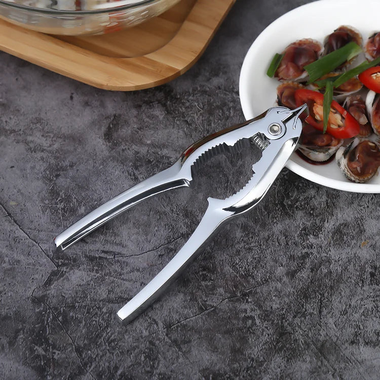Wholesale Zinc Alloy Small Kitchen Tools Set Clam Opener Flower Mud Clam Clamps Blood Cockles Clamps Nuts Walnuts Clamps Opening