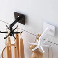 SpaceSaving Foldable Rotating Hooks with 180Degree Flip Design for Bathroom Living Room Tools & Jewelry Storage