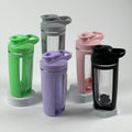 Madou 500ml Double-Layer Portable Plastic Shake Cup Customizable Logo Drinkware for Adult Fitness Sports Gym Use