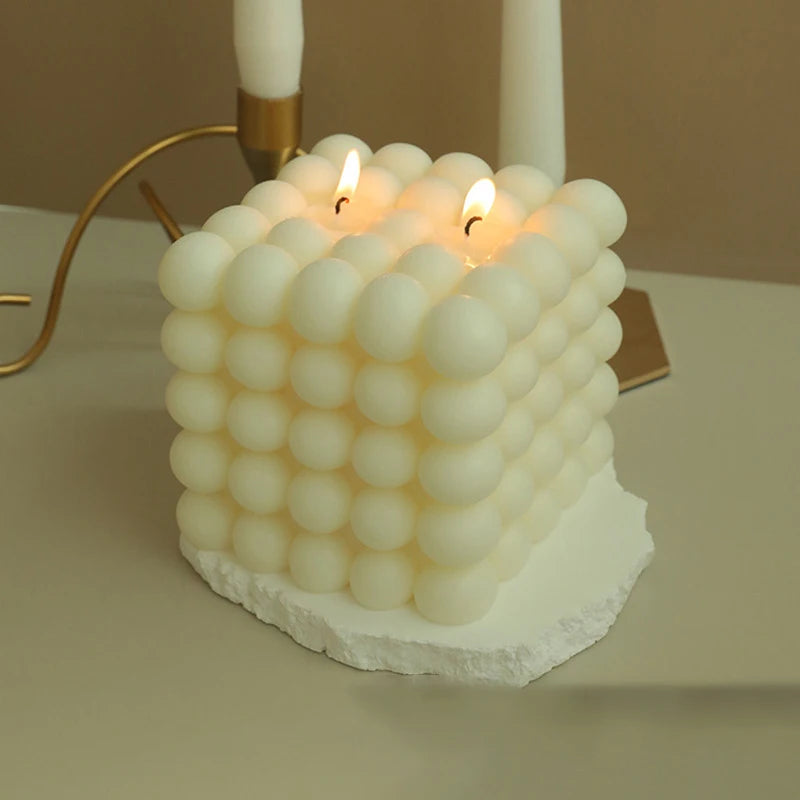 Wholesale New Ins Magic Cube Scented Candles Hand Gifts Handmade Soy Wax Indoor Fragrance Candle Ornaments