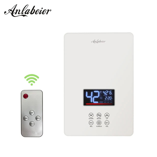 Hot Sales 40 Celsius Degree 110v Electric Tankless Water Heater Lowes for Shower Made in China