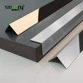 Wall Decoration L Shape Tile Edge Trim 304 Stainless Steel Mirror Tile Trim Angle Profile Stainless Steel Trim
