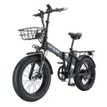 KETELES 20 Inch Folding Electric Bicycle Factory Direct Fat Tire E Bike with 48V 13AH Lithium Battery down Tube Position