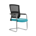 New Arrival Mesh Computer Mesh Visitor Office Chair Steel Legs Chair Without Wheels