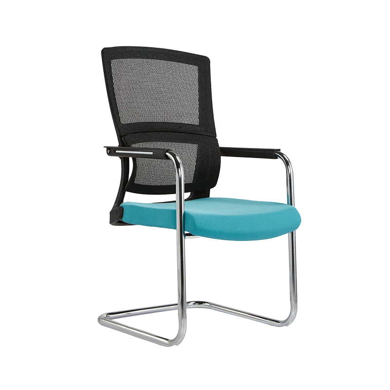 New Arrival Mesh Computer Mesh Visitor Office Chair Steel Legs Chair Without Wheels
