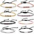 Fashion Gold Bracelet Women Designer Jewelry New Peal Brass Beads Bling Adjustable Charms for Diy Bracelets