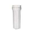 White Double O-Ring Cartridge Housing for Reverse Osmosis Water Purifier Manual Power Source PP Material Water Filter System