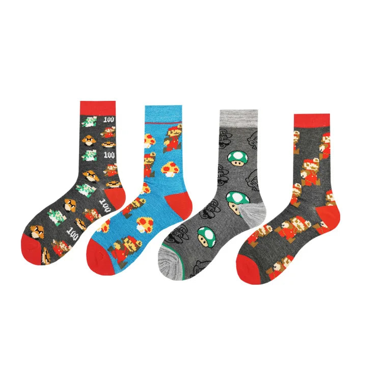 Factory Sale Various Widely Used Series Cute Socks Women Mushroom Cartoon Socks Funny Socks