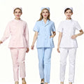 Top Rated Outstanding Durability Custom Stylish Short Sleeve Women Fig Scrubs Nurse Uniforms Sets