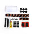 Universal Puncture Repair Set for Cars Scooters Bikes & Flat Bicycle Patches New Image Emergency Repair Tools Kit Shop Essential