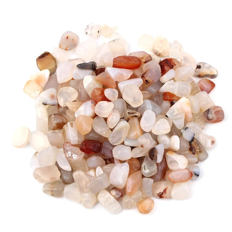 9-12mm Healing Reiki Chakra Stone for Making Home Decoration Tumbled Chips Crushed Quartz Crystal Stone