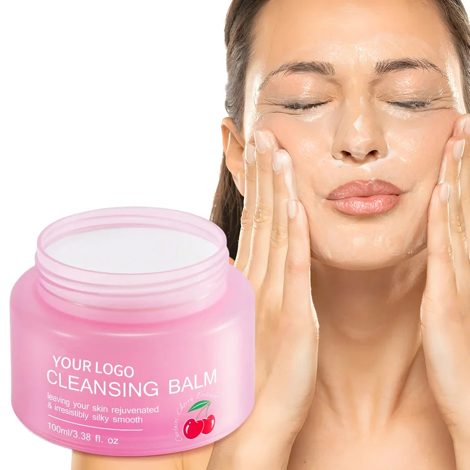 Private Label Vegan Makeup Removing Cream Skin Care Deep Clean Make up Remover Purifying Removing Balm