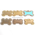 Pet Rhinestone Bone Charm Puppy Pet Dog Collar Pendant Dog Id Tag Dog Collar Accessories
