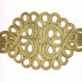 Diy Decorative Handmade Braided Ribbon Patch Coat Cheongsam Crochet Trimming Ornaments Belt Embellishent Sewing Applique Patch