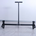 900lb Capacity Deadlift Jack Barbell Stand with Wheels | Easy Weight Plate Replacement for Efficient Weightlifting Training