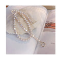 6-7mm White Natural Baroque Freshwater Pearl Choker Necklace