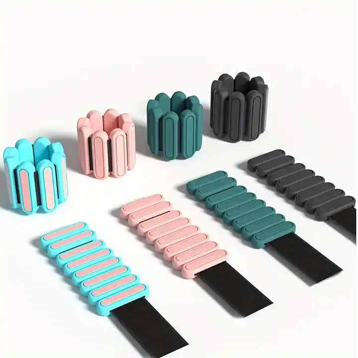 2025 Triangle Monochrome Velcro Bracelet Arm Strength Training Exercise Fitness Wrist Weight Adjustable Universal Size