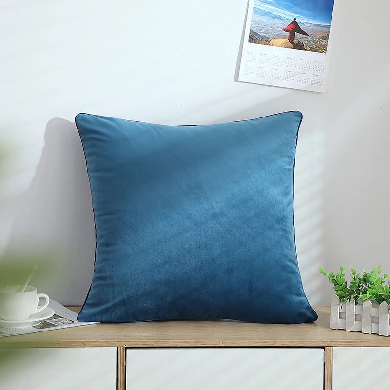 45*45 50*50cm Home Decoration Velvet Sofa Pillows Cushions Cover Luxury Modern Foldable Cushion Cover