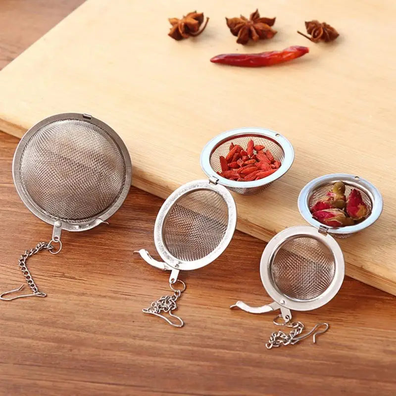 Ball Shape 4.5cm 5.5cm 7cm 9cm Tea Maker Stainless Steel Wire Mesh Stainless Steel Tea Infuser