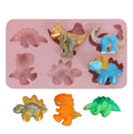 HY Cute Dinosaur Silicone Cake Molds