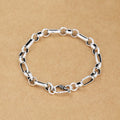 Wholesale Fashionable Pretty Simple Design National S925 Sterling Silver Chain Simple Bracelets for Men and Women