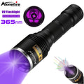 Alonefire SV13 High Power 15W Led UV Flashlight 365nm Ultra Violet Torch Black Light Cat Tinea Money Leakage Scorpion Detector
