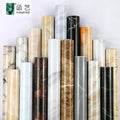 Waterproof Self Adhesive Marbled Pattern Wallpaper Gold Color for Home Decoration