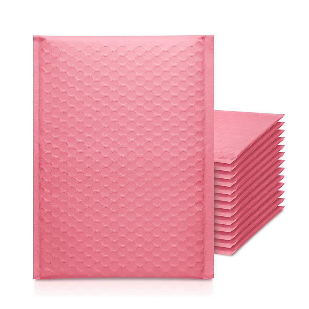 Custom Logo Printed Kraft Paper Polymailer Bags for Shipping Mailing Packaging Bubble Mailers Envelopes Carton Packing