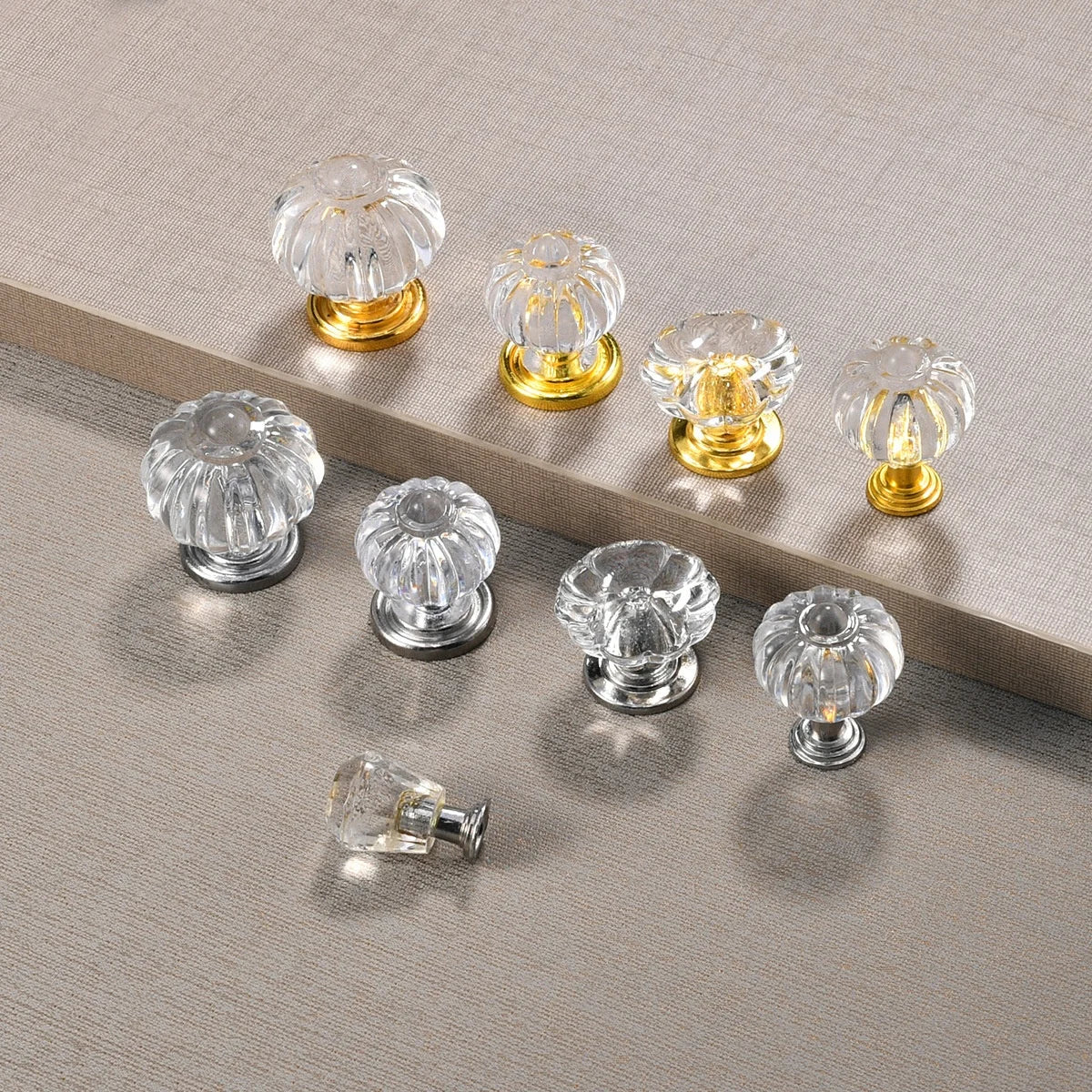 Clear Furniture Crystal Acrylic Handle for Closet Cabinet Closet Handle Drawer Makeup Box Drawer Cabinet