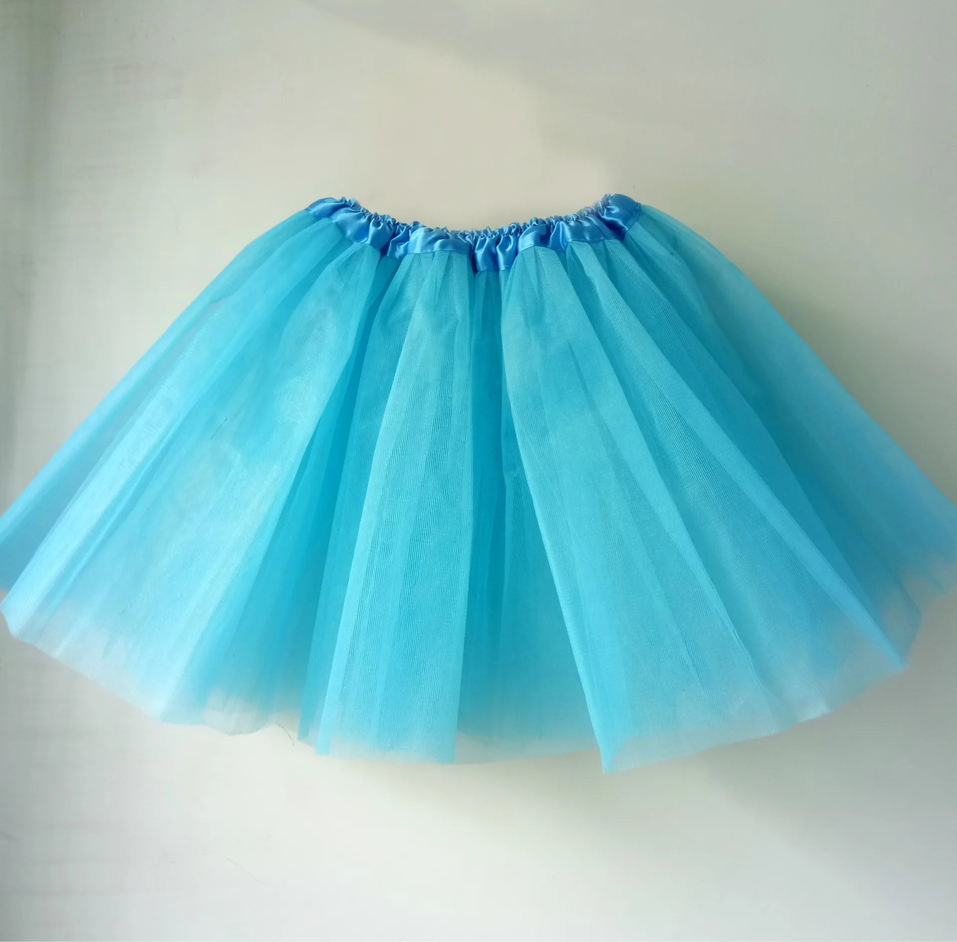 Girl's Skirt Rainbow Tutu Kids Elastic Ballet Dancewear Tutus Mini Tutu Skirt Fairy Yellow Tulle Skirt Girls
