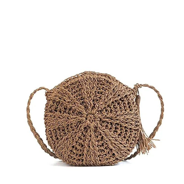 Women's Envelope Wallet Woven Handbags Straw Clutch Purse Summer Beach Tote Crossbody Bags