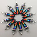 Crystal Crafts Good Present Hexagonal column Gemstone Reiki Dowsing Healing Stone Necklace Pendulums new craft in HY