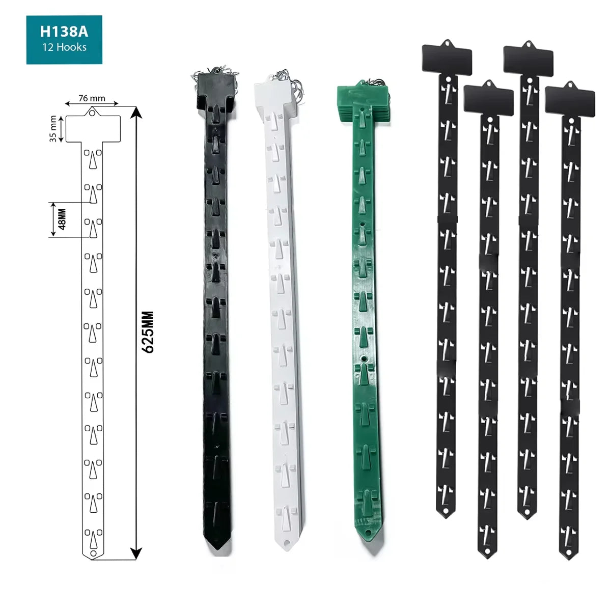 Supermarkets Display Hanging Strip Plastic Clips Strips