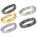 2022 NEW Wholesale Men's Stainless Steel Bracelet   Magnetic Lymph Detox Bracelet