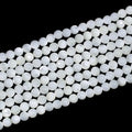 Natural Trochus Shell Beads 4-12mm Round Loose Natural White Mother of Pearl Shell Beads for Jewelry Making