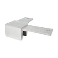 Condibe Stainless Steel square Tube Glass Fence Handrail Elbow Connector Fittings