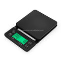 5kg/0.1g Digital Drip Coffee Scale with Timer ABS Household Kitchen Food Weight Scale Battery Powered