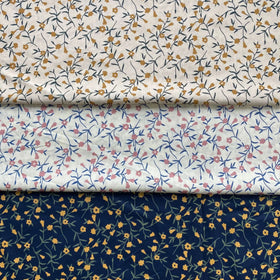 Wholesale Price 100% Cotton Printing Poplin Fabric Flower Design Decorative for Woman Dress